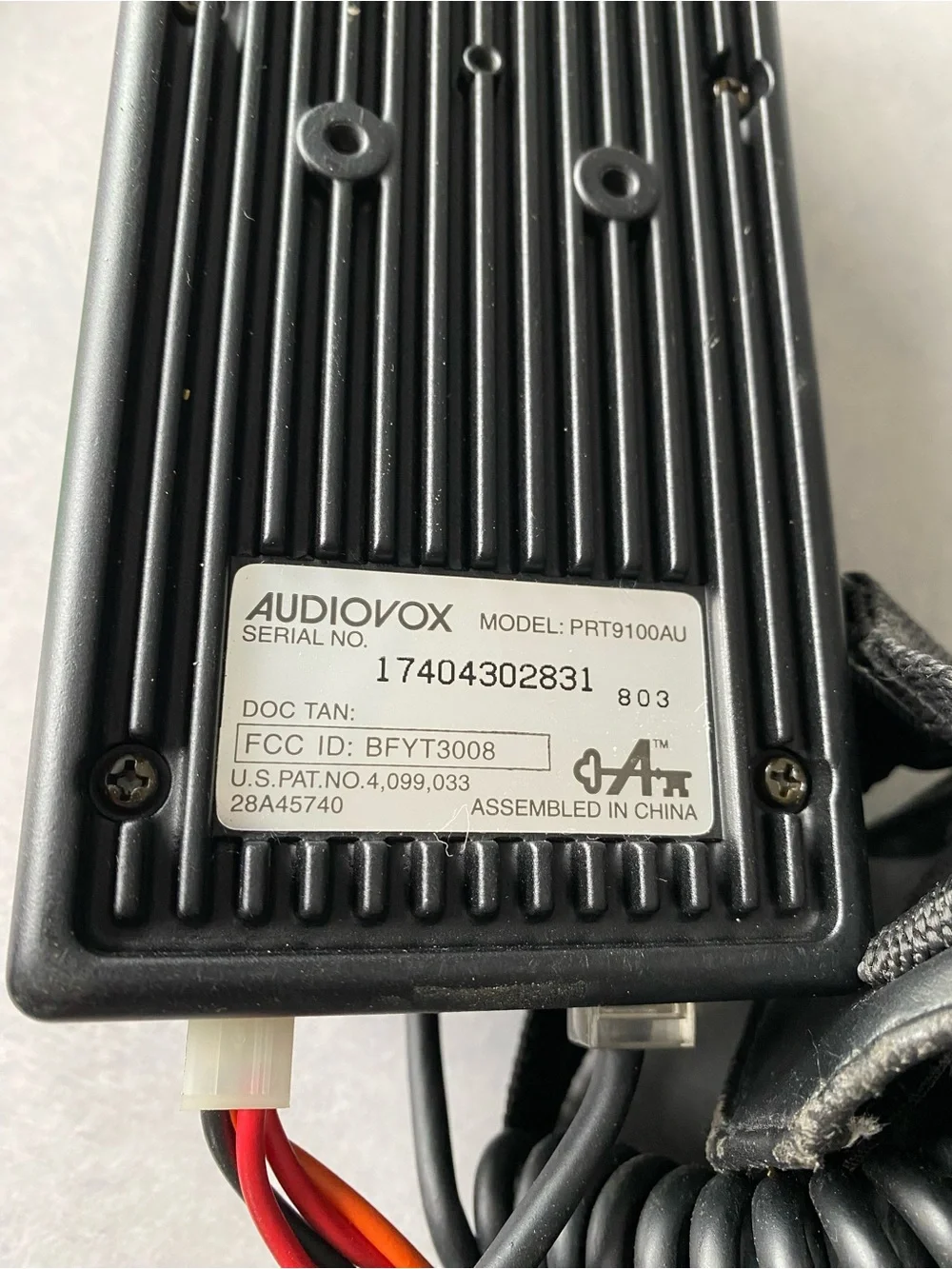 N/A vintage audiovox